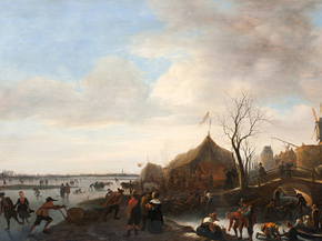Jan Havickszoon Steen - Winter scene | Ян Стен