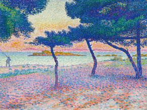 Henri Cross - The Beach at Saint-Clair | Анри Кросс