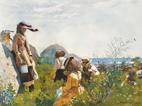 Winslow Homer - Berry Pickers, 1873 | Уинслоу Хомер