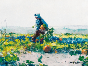 Winslow Homer - For to Be a Farmer’s Boy, 1887 | Уинслоу Хомер