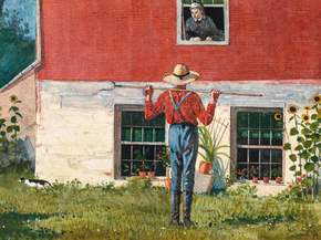 Winslow Homer - In the Garden, 1874 | Уинслоу Хомер Winslow Homer - In the Garden, 1874 | Уинслоу Хомер
