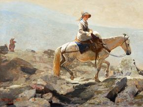 Winslow Homer - The Bridle Path, White Mountains, 1868 | Уинслоу Хомер Winslow Homer - The Bridle Path, White Mountains, 1868 | Уинслоу Хомер