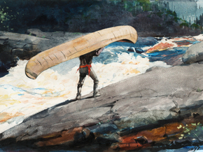 Winslow Homer - The Portage, 1897 | Уинслоу Хомер Winslow Homer - The Portage, 1897 | Уинслоу Хомер