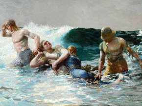 Winslow Homer - Undertow, 1886 | Уинслоу Хомер Winslow Homer - Undertow, 1886 | Уинслоу Хомер
