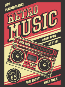 Retro Music - Boombox | Ретро музыка - Бумбокс