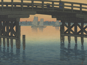 Хасуй Кавасэ - Kamino Bridge in Fukagawa