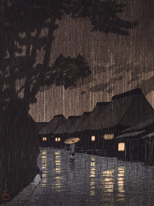 Хасуй Кавасэ - Rainy Night at Maekawa