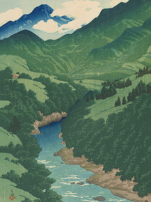 Хасуй Кавасэ - Somegawa river, Koshu