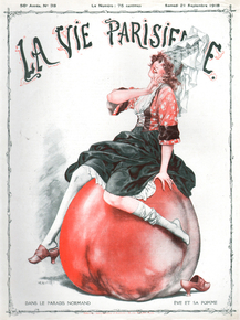La Vie Parisienne - Eve et sa pomme