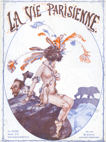 La Vie Parisienne - En 19.020 avant J-C. Une occasion de fourrure