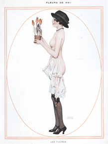 La Vie Parisienne - Fleurs de Mai Les Tulipes