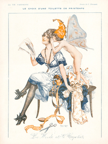 La Vie Parisienne - Le Choix D'Une Toilette de Printemps