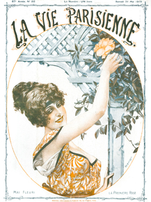La Vie Parisienne - Mai Fleuri La Premiere Rose