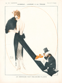 La Vie Parisienne - Symbole L'Amour a la Traine