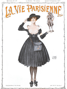 La Vie Parisienne - Telegraphie Militaire un petit bleu!