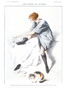 La Vie Parisienne - Une Femme de Lettres