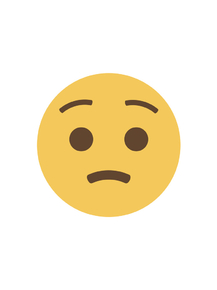 Emoji | Встревоженное эмодзи
