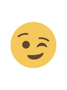 Emoji | Подмигивающее эмодзи