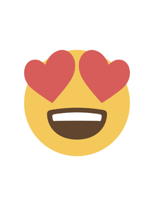 Emoji | Эмодзи с глазами-сердечками