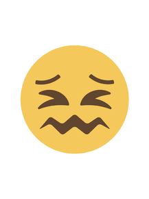 Emoji | Пораженное и смущенное эмодзи