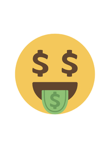 Emoji | Эмодзи с жаждой наживы