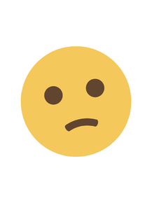 Emoji | Смущенное эмодзи