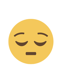 Emoji | Задумчивое эмодзи