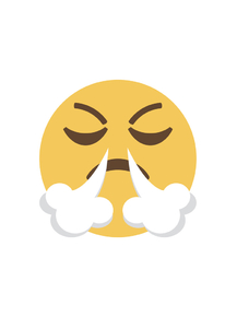 Emoji | Эмодзи с паром из носа