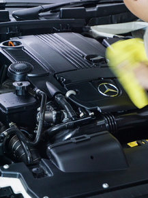 Двигатель автомобиля Mercedes