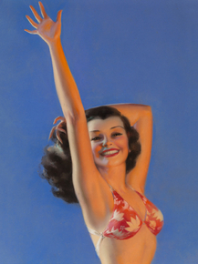 Rolf Armstrong - Come On In, Brown & Bigelow | Рольф Армстронг
