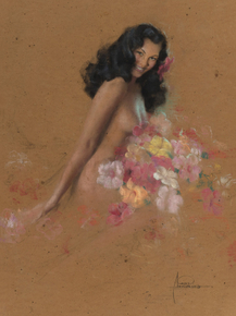 Rolf Armstrong - Hawaiian Beauty | Рольф Армстронг