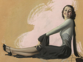 Rolf Armstrong - Hello, circa 1920 | Рольф Армстронг