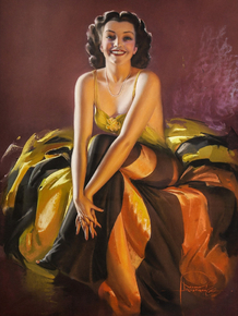 Rolf Armstrong - Jewel Flowers | Рольф Армстронг