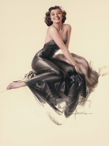 Rolf Armstrong - Pin-Up in Black | Рольф Армстронг