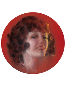 Rolf Armstrong - Pola Negri, Screenland magazine cover, July 1924 | Рольф Армстронг