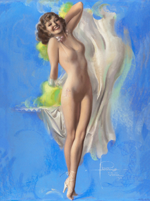 Rolf Armstrong - The Dancer, 1958 | Рольф Армстронг