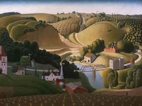 Grant Wood | Грант Вуд - Стоун Сити, Айова