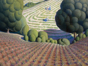 Grant Wood | Грант Вуд - Молодая кукуруза