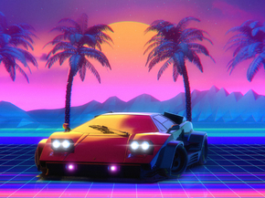Synthwave Car | Синтвейв машина
