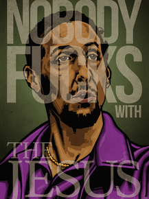 The Big Lebowski - Nobody Fucks (Коллекция постеров)