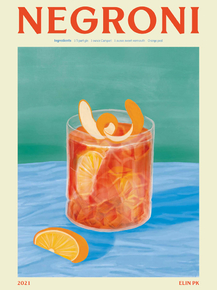 Negroni (Коллекция постеров) | Алкоголь