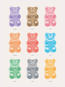 Gummy Bear Colours | Цветные мармеладные мишки