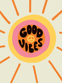 Hippy (Коллекция постеров) - Good Vibes | Волны позитива