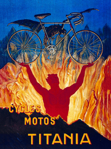Cycles motos Titania | Ретро Велосипед Cycles motos Titania | Ретро Велосипед