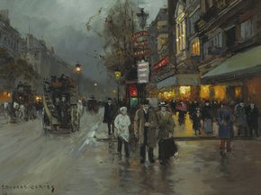 Edouard Leon Cortes | Эдуард Леон Кортес - Большие бульвары, театр Варьете