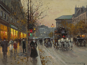 Edouard Leon Cortes | Эдуард Леон Кортес - Бульвар ла Мадлен