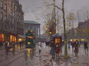 Edouard Leon Cortes | Эдуард Леон Кортес - Бульвар ла Мадлен