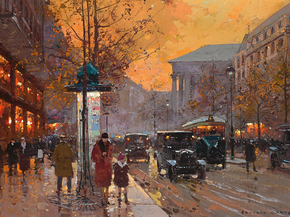 Edouard Leon Cortes | Эдуард Леон Кортес - Бульвар ла Мадлен
