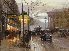 Edouard Leon Cortes | Эдуард Леон Кортес - Бульвар ла Мадлен