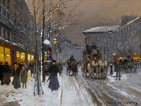 Edouard Leon Cortes | Эдуард Леон Кортес - Бульвар ла Мадлен